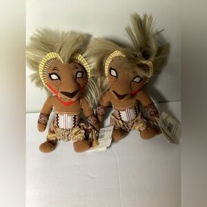 Disney The Lion King Broadway Musical Simba Bean Bag 10" Plush Stuffed‎ Animals